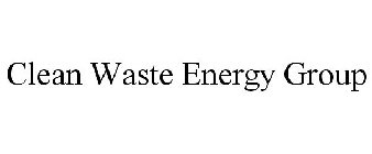 CLEAN WASTE ENERGY GROUP