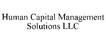 HUMAN CAPITAL MANAGEMENT SOLUTIONS LLC