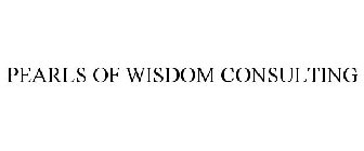 PEARLS OF WISDOM CONSULTING