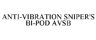 ANTI-VIBRATION SNIPER'S BI-POD AVSB