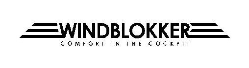 WINDBLOKKER COMFORT IN THE COCKPIT