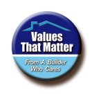 VALUES THAT MATTER FROM BUILDERS WHO CARE
