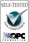 SELF-TESTED FOR COMPLIANCE OPC FOUNDATION