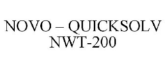 NOVO - QUICKSOLV NWT-200