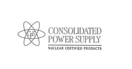 CPS CONSOLIDATED POWER SUPPLY NUCLEAR CERTIFIED PRODUCTS