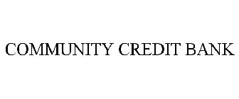 COMMUNITY CREDIT BANK