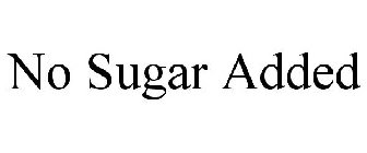 NO SUGAR ADDED