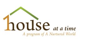 1 HOUSE AT A TIME A PROGRAM OF A NURTURED WORLD