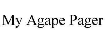 MY AGAPE PAGER