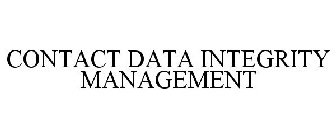 CONTACT DATA INTEGRITY MANAGEMENT