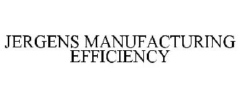 JERGENS MANUFACTURING EFFICIENCY