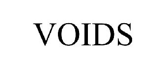 VOIDS