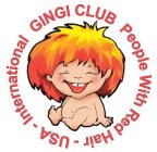 GINGI CLUB PEOPLE WITH RED HAIR - USA - INTERNATIONAL