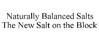 NATURALLY BALANCED SALTS THE NEW SALT ON THE BLOCK
