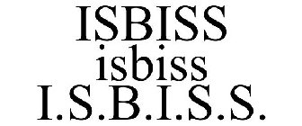 ISBISS ISBISS I.S.B.I.S.S.