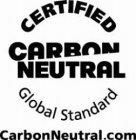 CERTIFIED CARBON NEUTRAL GLOBAL STANDARD CARBONNEUTRAL.COM