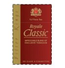 C FULL FLAVOR BOX ROYALE CLASSIC IMPECCABLE BLEND OF EXCLUSIVE TOBACCOS 20 CLASS A CIGARETTES FILTER KINGS
