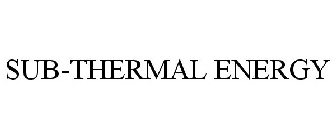 SUB-THERMAL ENERGY