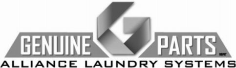 GENUINE G PARTS RSPC ALLIANCE LAUNDRY SYSTEMS