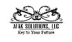 AFAK SOLUTIONS, LLC KEY TO YOUR FUTURE