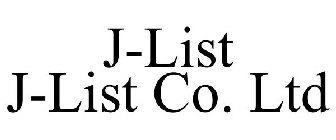 J-LIST J-LIST CO. LTD