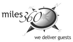 MILES360 NSEW WE DELIVER GUESTS