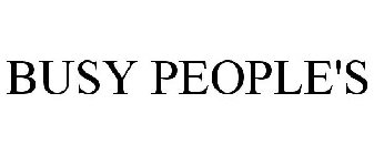 BUSY PEOPLE'S