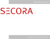 SECORA ADDING THE HUMAN TOUCH LEADING THE WAY TO BETTER DECISIONS...