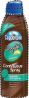 COPPERTONE DRY OIL SUNSCREEN CONTINUOUS SPRAY CLEAR NO-RUB SPRAY QUICK AND EVEN COVERAGE WON'T CLOG PORES WATERPROOF SANDPROOF