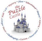 THE PUZZLE CASTLE FLOOR EDUCATIONAL SHAPED WOODEN PANORAMIC CUSTOM CHALLENGING LARGER PIECES KIDS 3-D MYSTERY