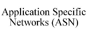 APPLICATION SPECIFIC NETWORKS (ASN)