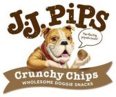J.J. PIPS PERFECTLY PIPALICIOUS! CRUNCHY CHIPS WHOLESOME DOGGIE SNACKS