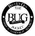 BACK UP GUN CARRY IT - CONCEAL IT - SECURE IT THE BUG POCKET THE ORIGINAL