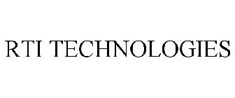 RTI TECHNOLOGIES