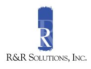 RR R & R SOLUTIONS, INC.