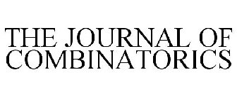 THE JOURNAL OF COMBINATORICS