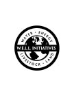 W.E.L.L. INITIATIVES WATER · ENERGY LIVESTOCK · LAND