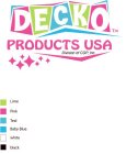 DECKO PRODUCTS USA DIVISION OF CGP, INC.