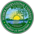 WEBBER INTERNATIONAL UNIVERSITY ERUDITIO ET INTEGRITAS EST. 1927 BABSON PARK FLORIDA