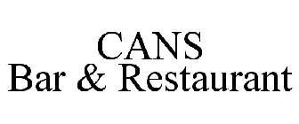 CANS BAR & RESTAURANT