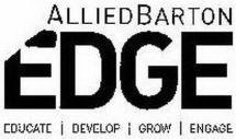 ALLIEDBARTON EDGE EDUCATE DEVELOP GROW ENGAGE