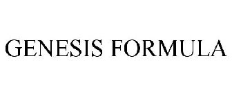 GENESIS FORMULA