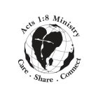 ACTS 1:8 MINISTRY CARE · SHARE · CONNECT