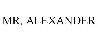 MR. ALEXANDER