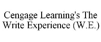 CENGAGE LEARNING'S THE WRITE EXPERIENCE