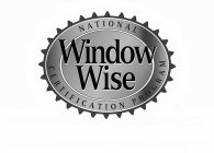 WINDOW WISE NATIONAL CERTIFICATION PROGRAM