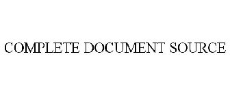 COMPLETE DOCUMENT SOURCE