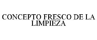 CONCEPTO FRESCO DE LA LIMPIEZA