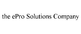 THE EPRO SOLUTIONS COMPANY