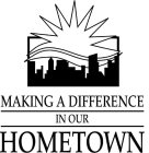 MAKING A DIFFERENCE IN OUR HOMETOWN